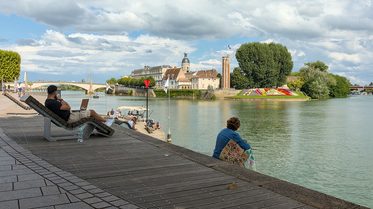 Vue de Chalon-sur-Saone