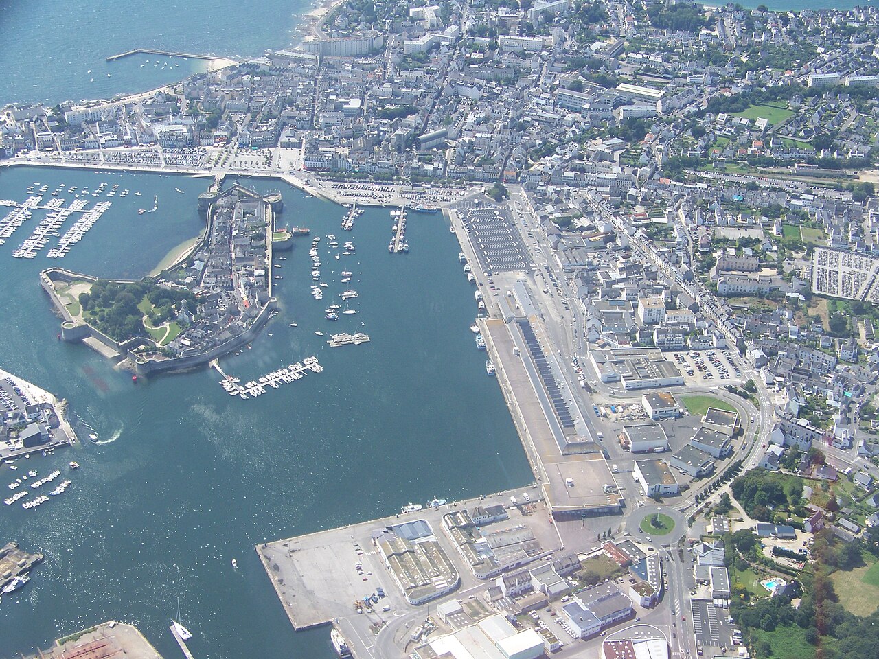 Vue de Concarneau