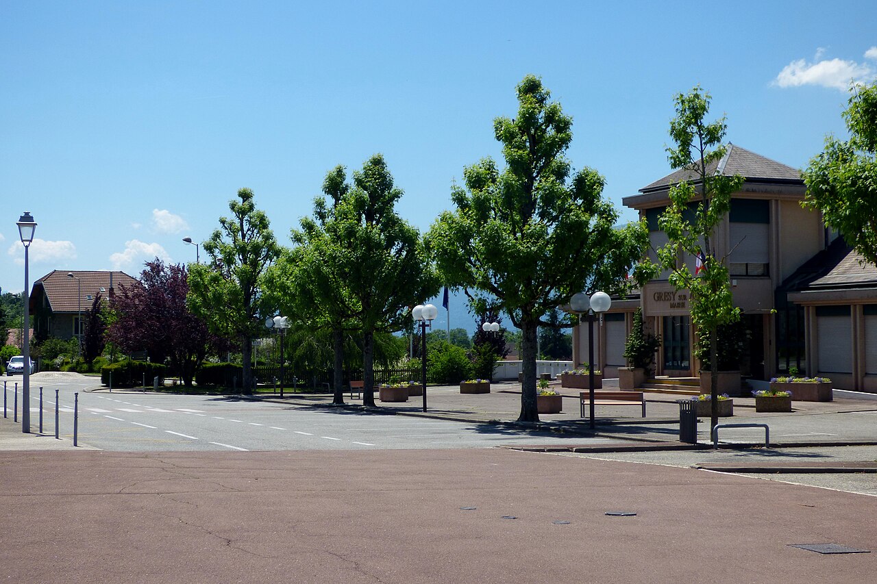 Vue de Gresy-sur-Aix