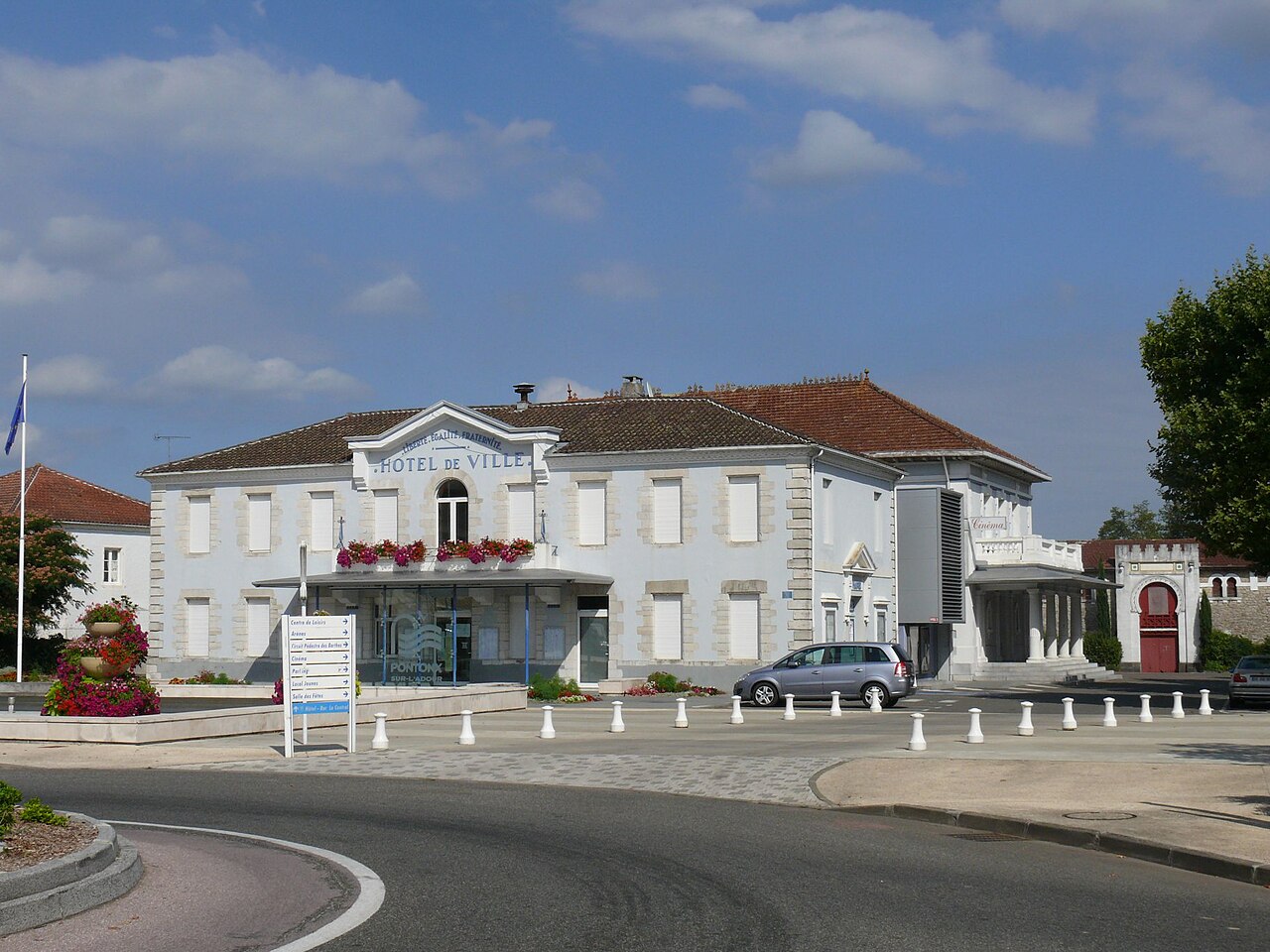 Vue de Pontonx-sur-l'Adour