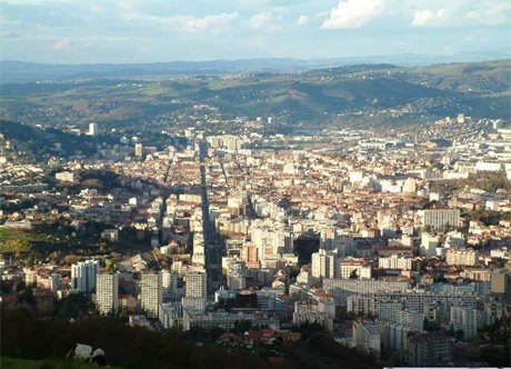 Vue de Saint-Etienne
